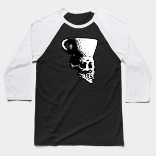 Coffee Skull Baseball T-Shirt